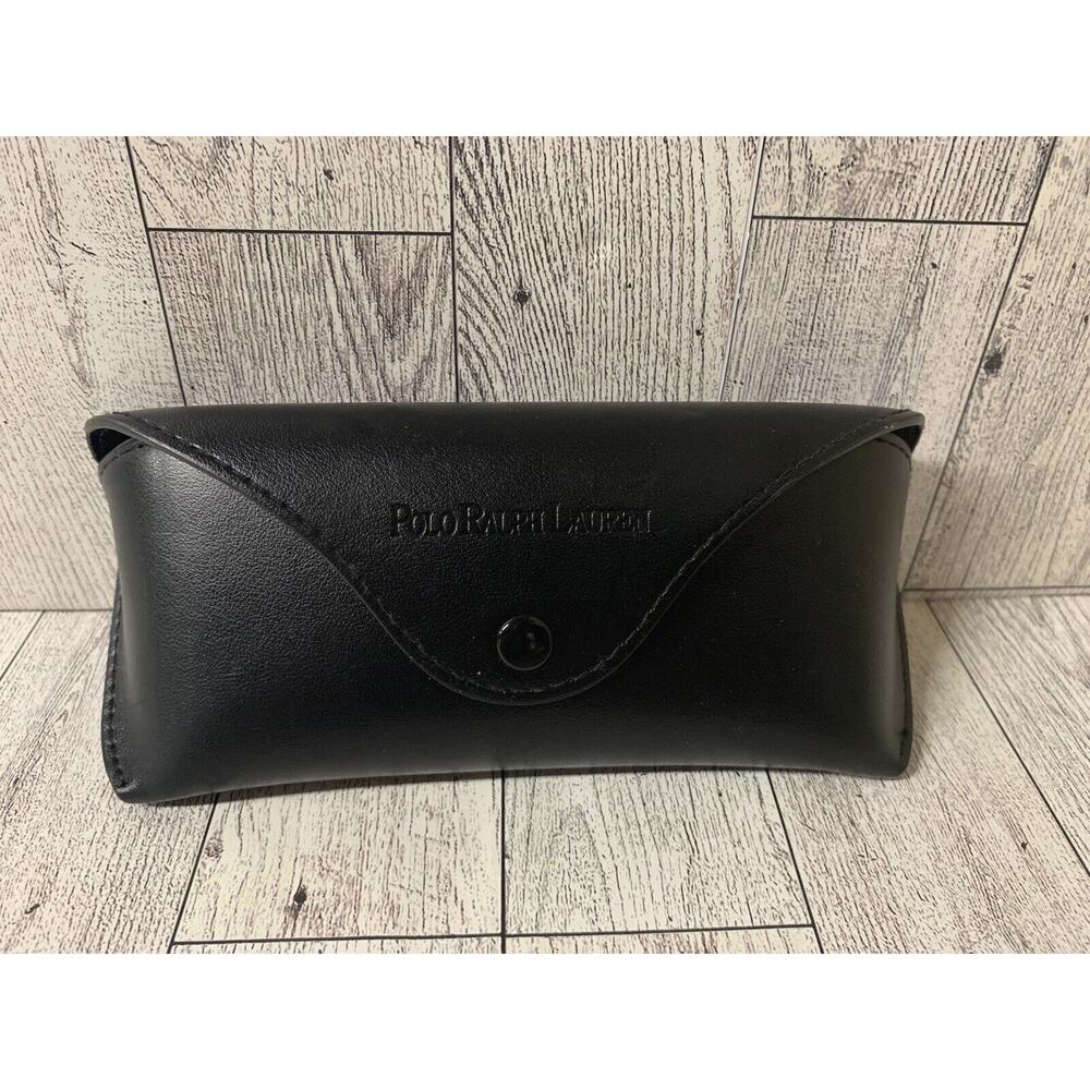 POLO Ralph Lauren‎ BLACK LEATHER SUNGLASS EYE GLASS CASE